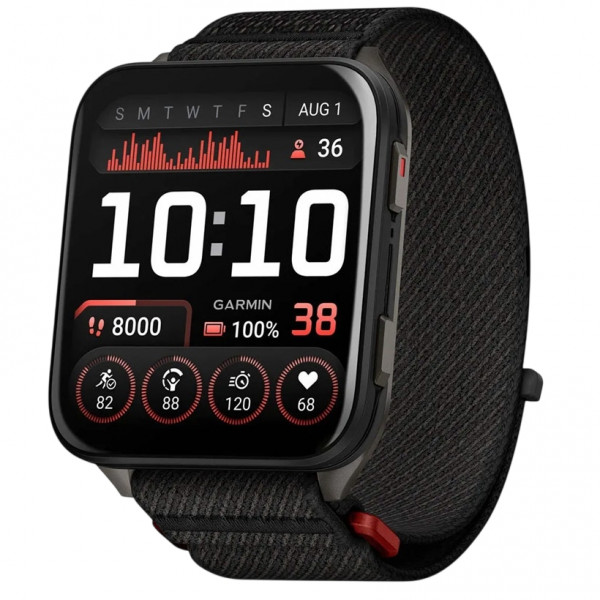 Смарт-годинник Garmin Venu X1 Black/Slate Titanium with Black Nylon (010-02980-13)