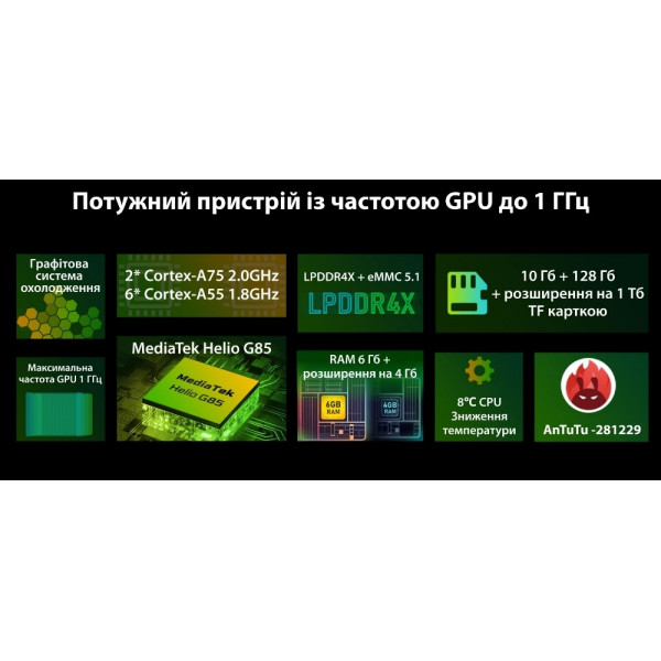 Смартфон Oscal S80 6/128GB Dual Sim Orange