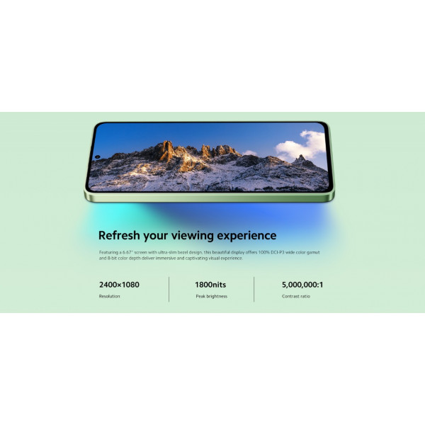 Смартфон Xiaomi Redmi Note 13 4G 8/512GB Mint Green_EU