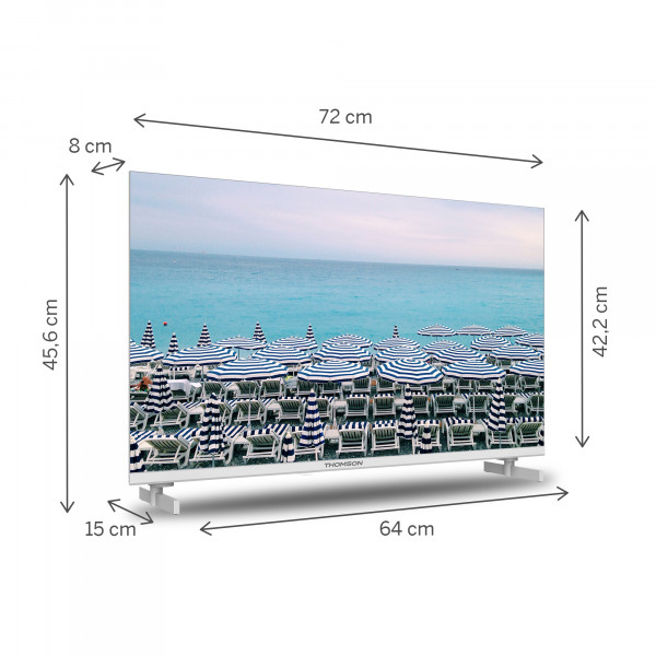Телевiзор Thomson Easy TV 32" HD White 32HD2S13W