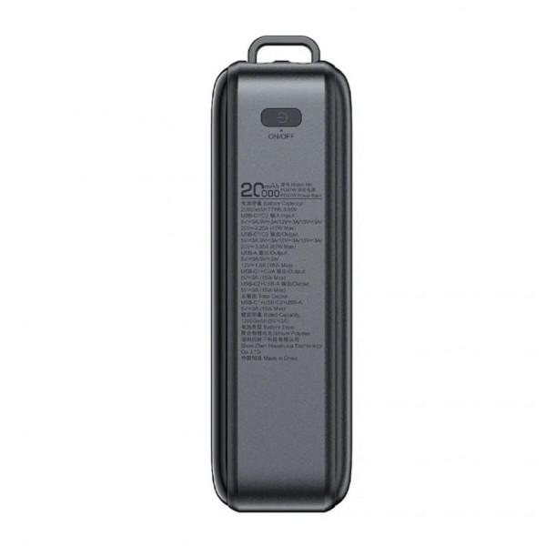 Універсальна мобільна батарея Acefast M14 20000mAh 22.5W Black (6974316283966)
