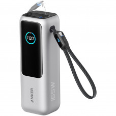 Універсальна мобільна батарея Anker 25000mAh 165W Silver (A1695H41)