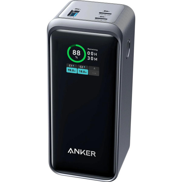 Універсальна мобільна батарея Anker Prime 20000mAh 200W Black (A1336011)
