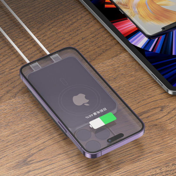 Універсальна мобільна батарея Proove Hoodman Magnetic 20W 10000mAh Gray (PBH120010003)