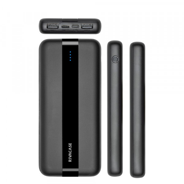 Універсальна мобільна батарея Rivacase Rivapower 10000mAh Black (VA2041)