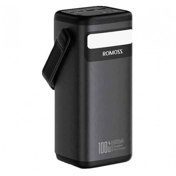 Універсальна мобільна батарея Romoss PMT60 60000mAh Black (PMT60-1D2-2133H)