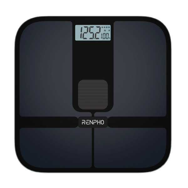 Ваги підлогові RENPHO Elis Solar 2 Smart Body Scale Black (R-A020-BK)