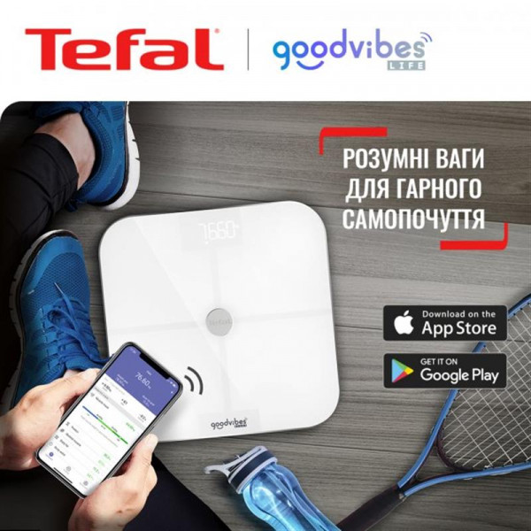 Ваги підлоговi Tefal GoodVibes Sport BM9640S1