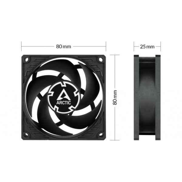 Вентилятор Arctic P8 Max Black (ACFAN00286A)