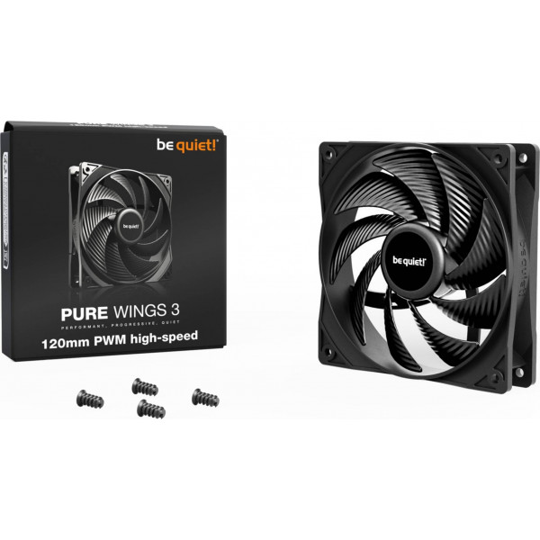 Вентилятор be quiet! Pure Wings 3 120mm PWM High-Speed Black (BL106)