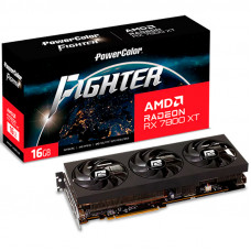 Відеокарта AMD Radeon RX 7800 XT 16GB GDDR6 Fighter PowerColor (RX 7800 XT 16G-F/OC)