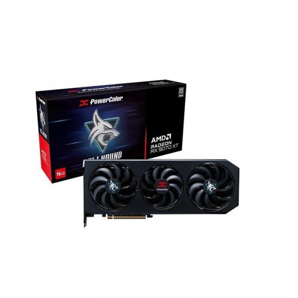 Відеокарта AMD Radeon RX 9070 XT 16GB GDDR6 Hellhound PowerColor (RX 9070 XT 16G-L/OC)