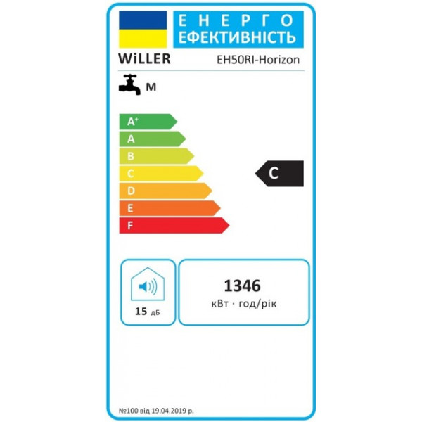 Водонагрівач Willer EH50RI-Horizon