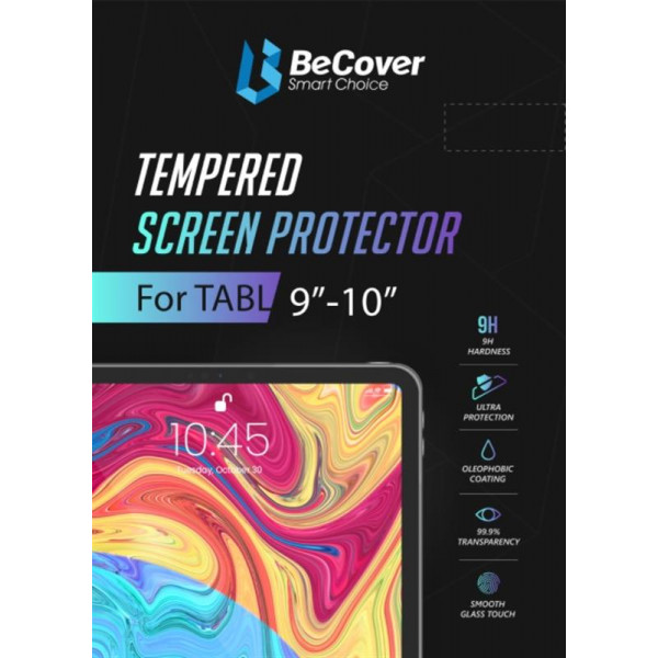Захисне скло BeCover для Samsung Galaxy Tab S7 FE 12.4 SM-T730/SM-T735/S8 Plus 5G SM-X800/SM-X806/S9 FE Plus SM-X610/SM-X616B (706652)