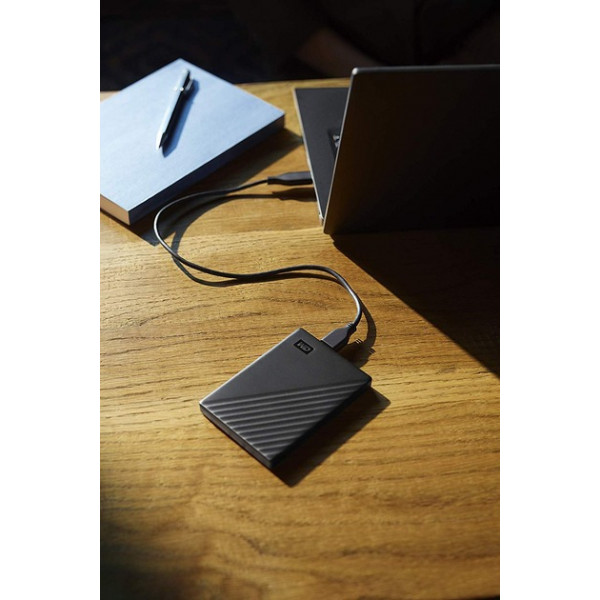 Зовнішній жорсткий диск 2.5" USB 4.0TB WD My Passport Black (WDBPKJ0040BBK-WESN)_Bulk