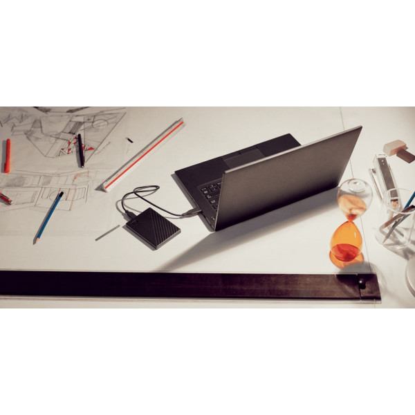 Зовнішній жорсткий диск 2.5" USB 4.0TB WD My Passport Black (WDBPKJ0040BBK-WESN)_Bulk