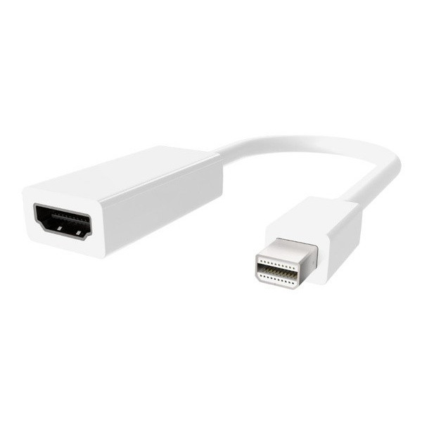 Адаптер Belkin mini DisplayPort - HDMI (M/F), 0.12 м, White (F2CD078DSAPL)