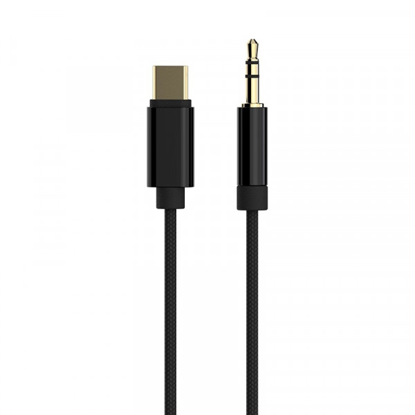 Адаптер Cablexpert USB Type-C - 3.5 мм (M/M), 1.5 м, Black (CCA-CM3.5M-1.5M)