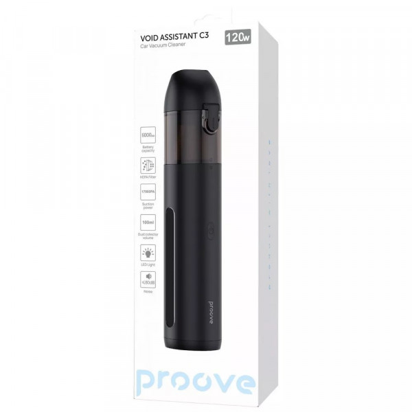 Акумуляторний пилосос Proove Void Assistant C3 Black (PAVC31201201)