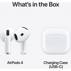 Bluetooth-гарнiтура Apple AirPods 4 (MXP63ZE/A)