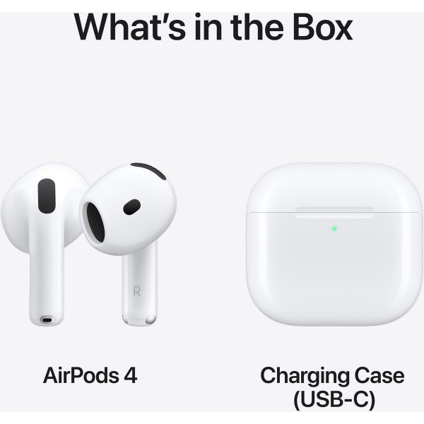 Bluetooth-гарнiтура Apple AirPods 4 (MXP63ZE/A)