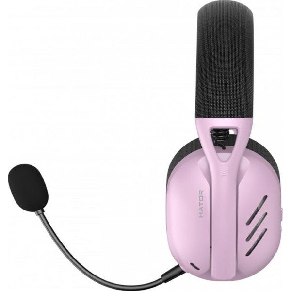 Bluetooth-гарнiтура Hator Hyperpunk 2 Wireless Tri-mode Black/Lilac (HTA-859)