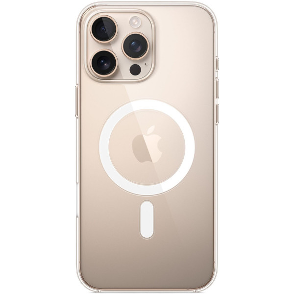 Чохол-накладка Apple Clear Case with MagSafe для Apple iPhone 16 Pro Max Transparent (MA7F4)