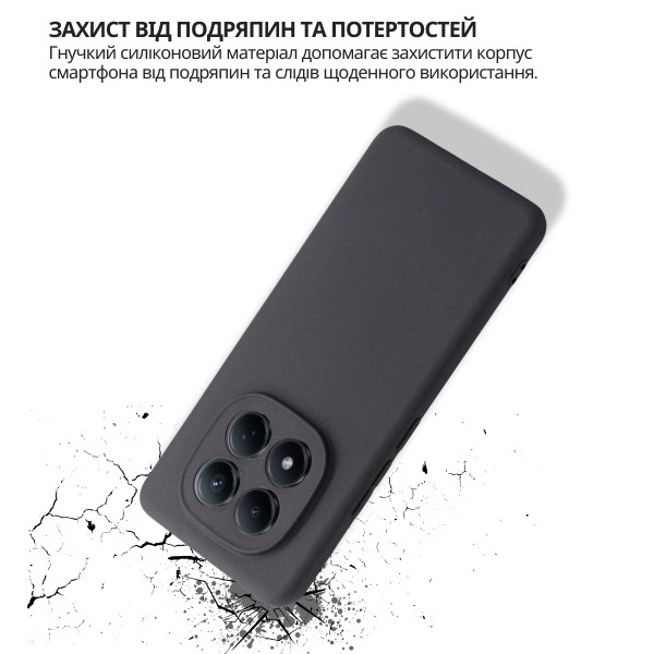 Чохол-накладка BeCover для Xiaomi Redmi Note 15 Pro 4G Black (714972)