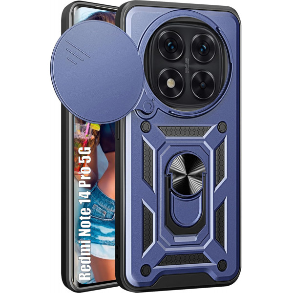 Чохол-накладка BeCover Military для Xiaomi Redmi Note 14 Pro 5G Blue (713095)