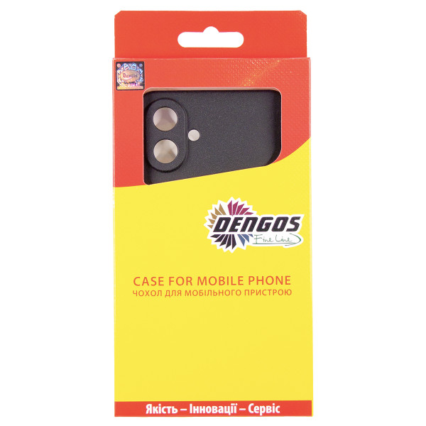 Чохол-накладка Dengos Carbon для Samsung Galaxy A07 Black (DG-TPU-CRBN-236)