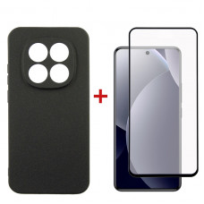 Чохол-накладка Dengos Carbon для Xiaomi Redmi Note 15 Pro 4G Black (DG-KM-191) + захисне скло