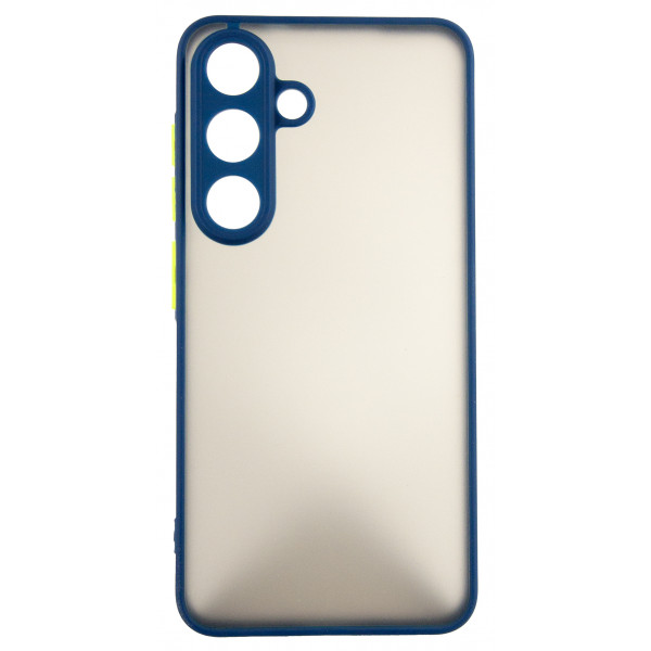Чохол-накладка Dengos Matt для Samsung Galaxy S25 SM-S931 Blue (DG-KM-142) + захисне скло