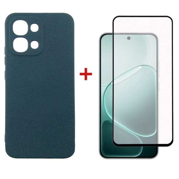 Чохол-накладка Dengos Soft для Oppo A6 Pro Blue (DG-KM-187) + захисне скло