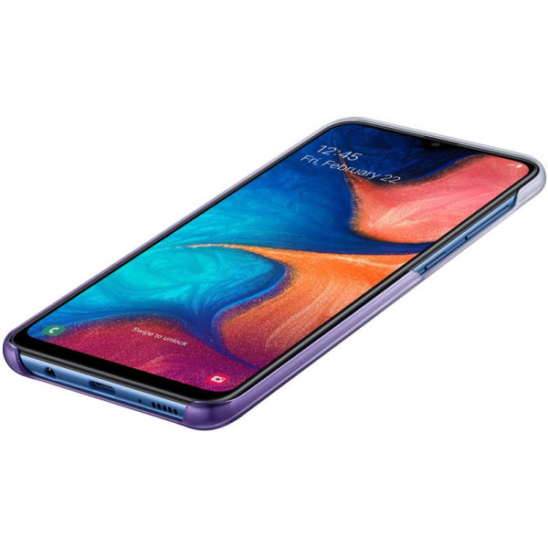 Чохол-накладка Samsung Gradation Cover для Samsung Galaxy A20 SM-A205 Violet (EF-AA205CVEGRU)