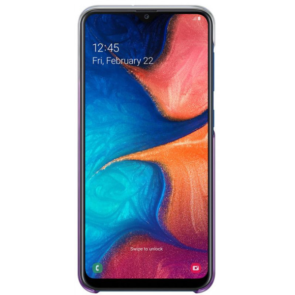 Чохол-накладка Samsung Gradation Cover для Samsung Galaxy A20 SM-A205 Violet (EF-AA205CVEGRU)