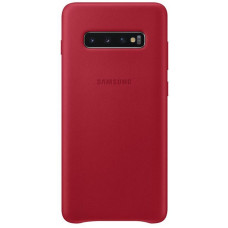 Чохол-накладка Samsung Leather Cover для Samsung Galaxy S10+ SM-G975 Red (EF-VG975LREGRU)