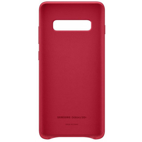 Чохол-накладка Samsung Leather Cover для Samsung Galaxy S10+ SM-G975 Red (EF-VG975LREGRU)