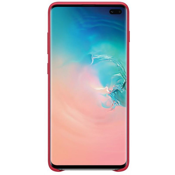 Чохол-накладка Samsung Leather Cover для Samsung Galaxy S10+ SM-G975 Red (EF-VG975LREGRU)