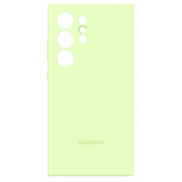Чохол-накладка Samsung Silicone Case для Samsung Galaxy S24 Ultra SM-S928 Light Green (EF-PS928TGEGWW)