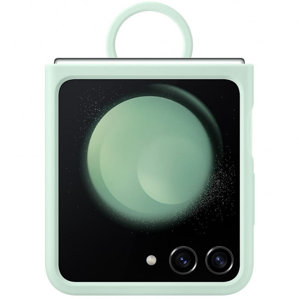 Чохол-накладка Samsung Silicone Cover with Ring для Samsung Galaxy Flip 5 SM-F731 Mint (EF-PF731TMEGUA)