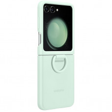 Чохол-накладка Samsung Silicone Cover with Ring для Samsung Galaxy Flip 5 SM-F731 Mint (EF-PF731TMEGUA)