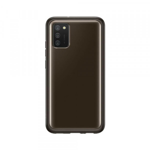 Чохол-накладка Samsung Soft Clear Cover для Samsung Galaxy A02s SM-A025 Black (EF-QA025TBEGRU)