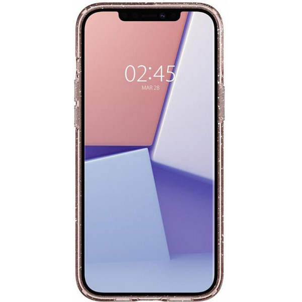 Чохол-накладка Spigen Liquid Crystal Glitter для Apple iPhone 12/12 Pro Rose Quartz (ACS01699)