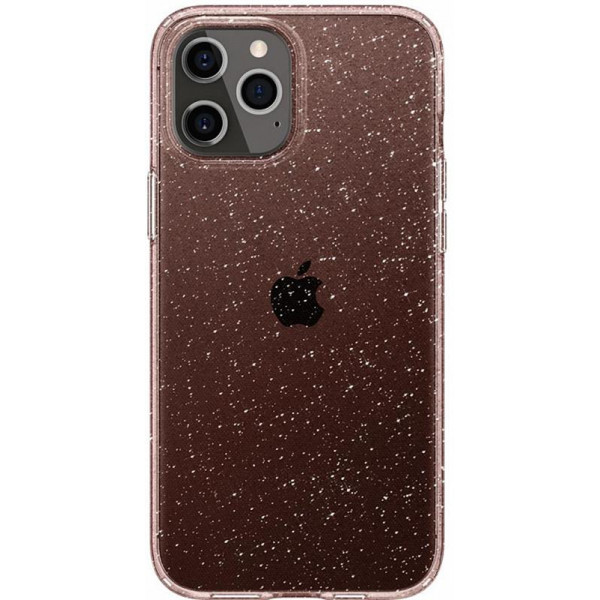Чохол-накладка Spigen Liquid Crystal Glitter для Apple iPhone 12/12 Pro Rose Quartz (ACS01699)