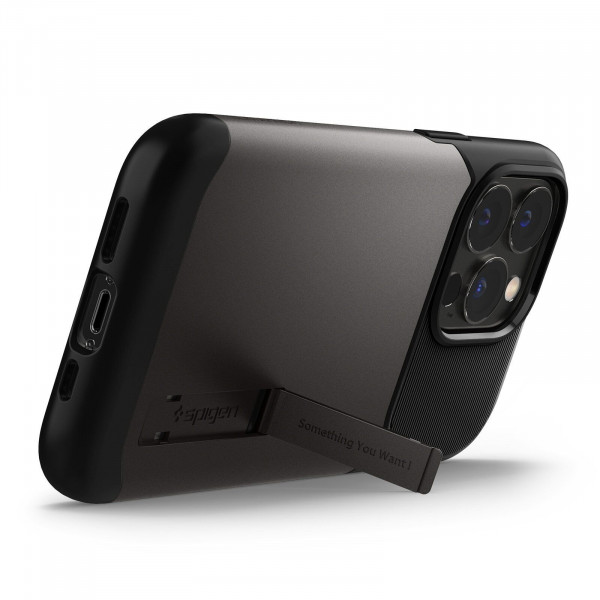 Чохол-накладка Spigen Slim Armor для Apple iPhone 13 Pro Gunmetal (ACS03303)