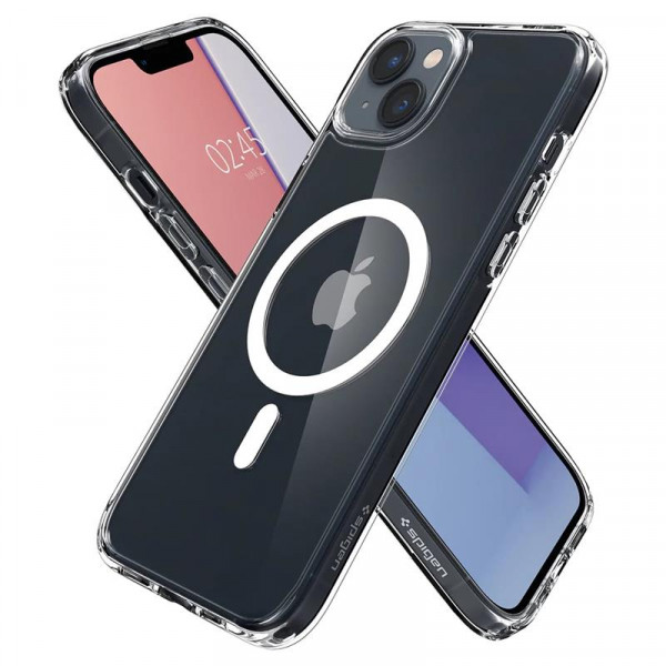 Чохол-накладка Spigen Ultra Hybrid MagFit для Apple iPhone 14 White (ACS05048)