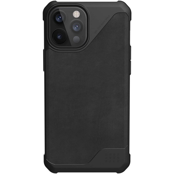 Чохол-накладка Urban Armor Gear Metropolis LT для Apple iPhone 12 Pro Max Leather Black (11236O118340)