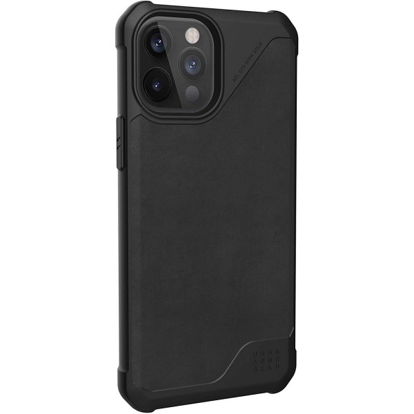 Чохол-накладка Urban Armor Gear Metropolis LT для Apple iPhone 12 Pro Max Leather Black (11236O118340)