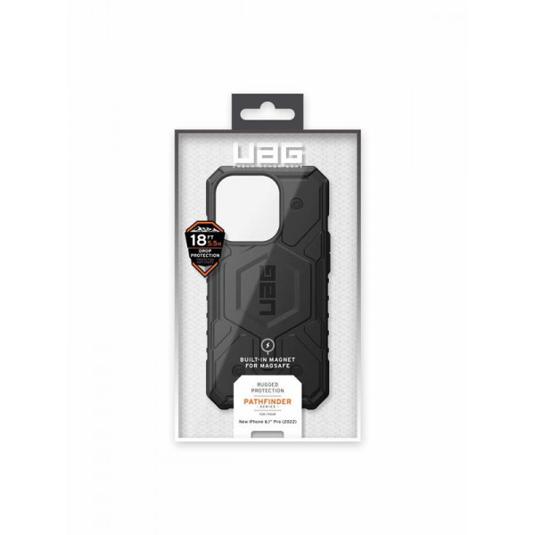 Чохол-накладка Urban Armor Gear Pathfinder Magsafe для Apple iPhone 14 Pro Black (114054114040)