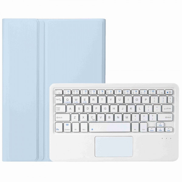 Чохол з бездротовою клавіатурою (TouchPad) BeCover для Apple iPad Air 11 (2024/2025) Light Blue (712598)